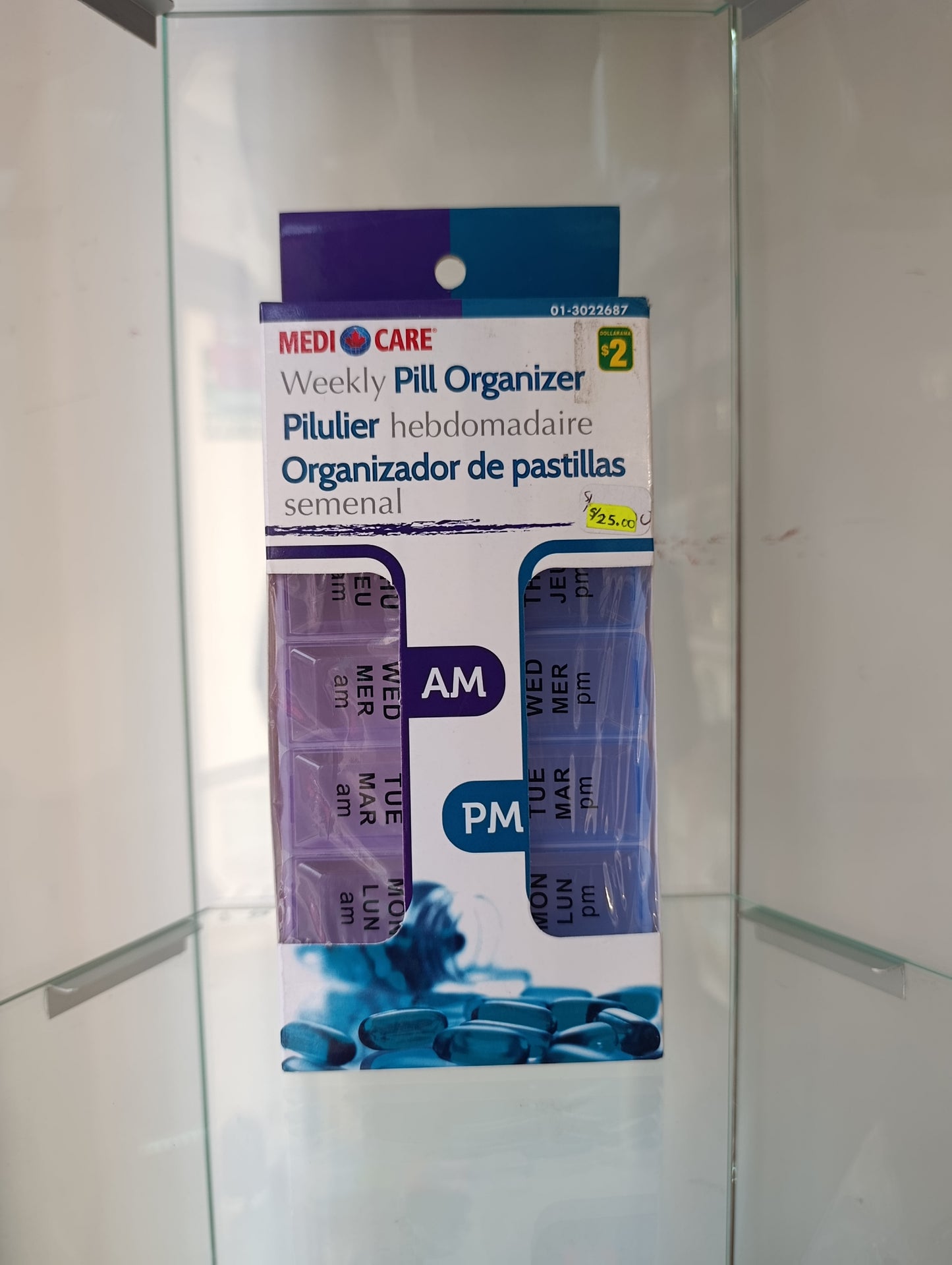 Organizador de pastillas semanal