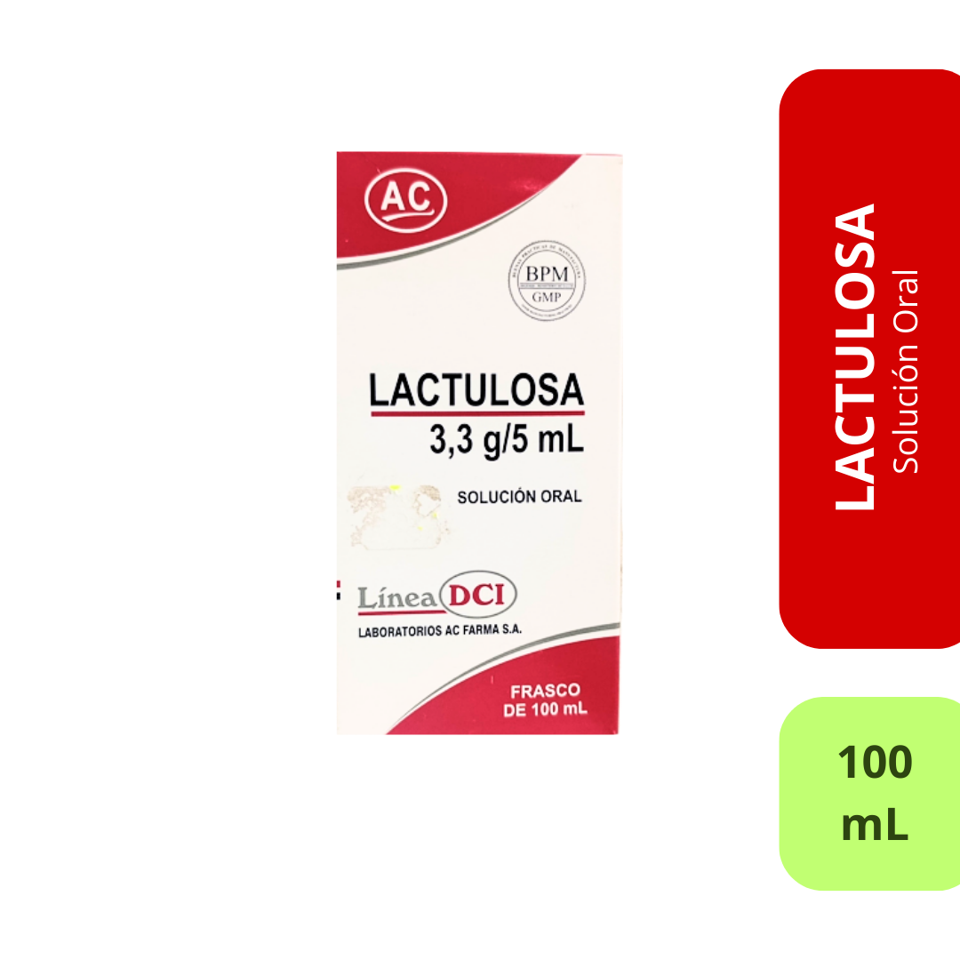Lactulosa 3.3g/5mL - Frasco 100mL
