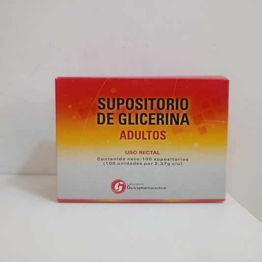 Supositorio de Glicerina Adultos