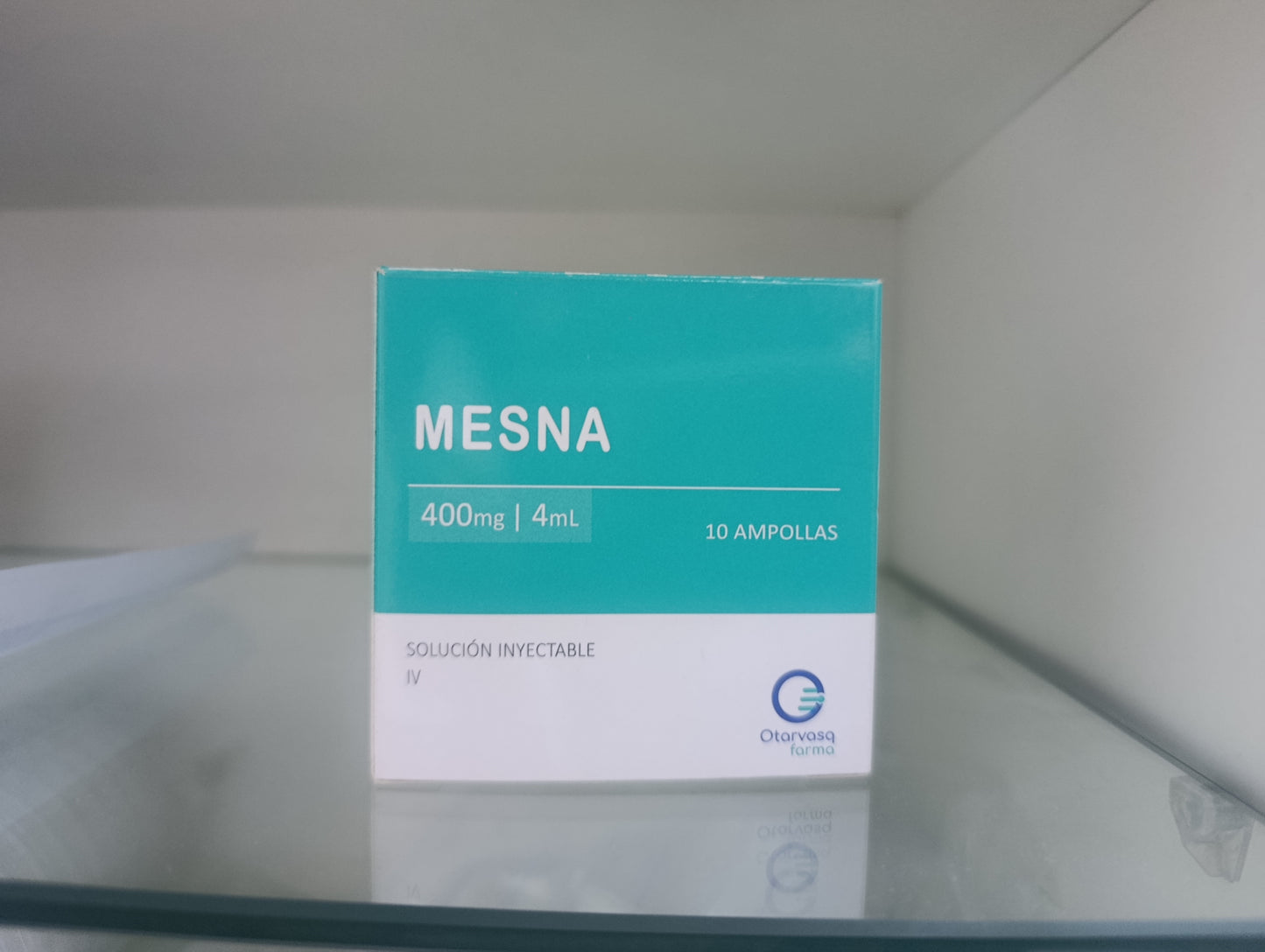 Mesna 400mg|4mL - 10 ampollas