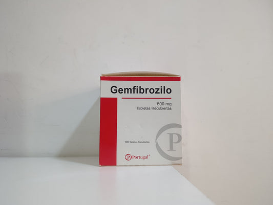 Gemfibrozilo 600mg Tabletas Recubiertas