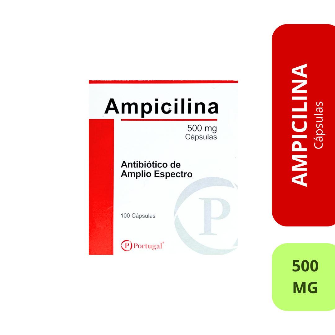 Ampicilina 500mg Cápsulas - (BLISTER)