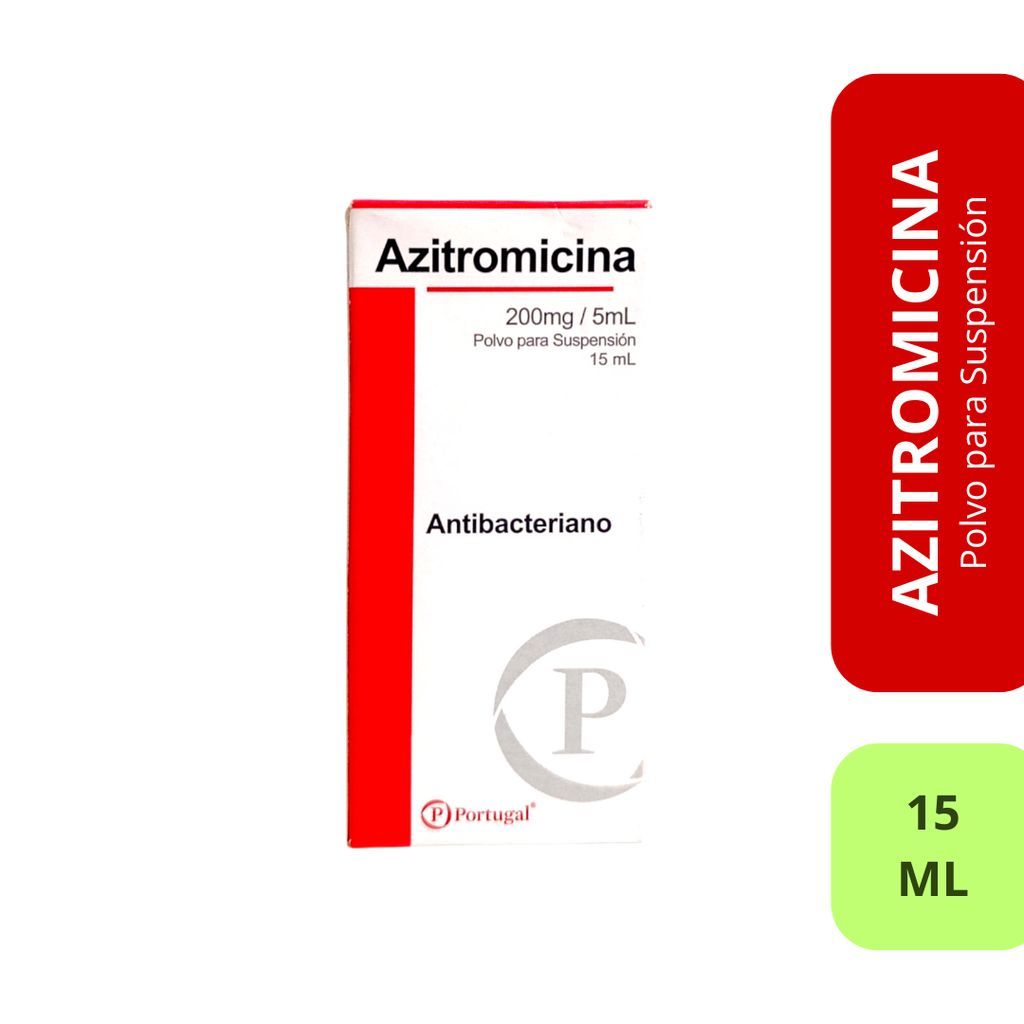 Azitromicina 200mg/5ml Polvo para Suspensión