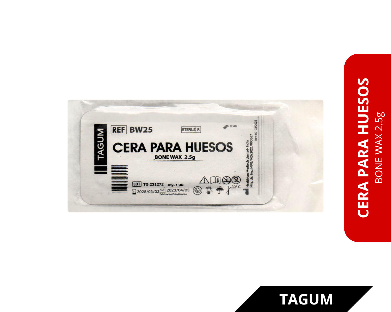 Cera para Huesos (Bone Wax) 2,5 g - TAGUM