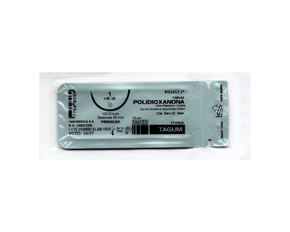 Polidioxanona Monofilamento Violeta 1 (HR 35) 70 CM - TAGUM