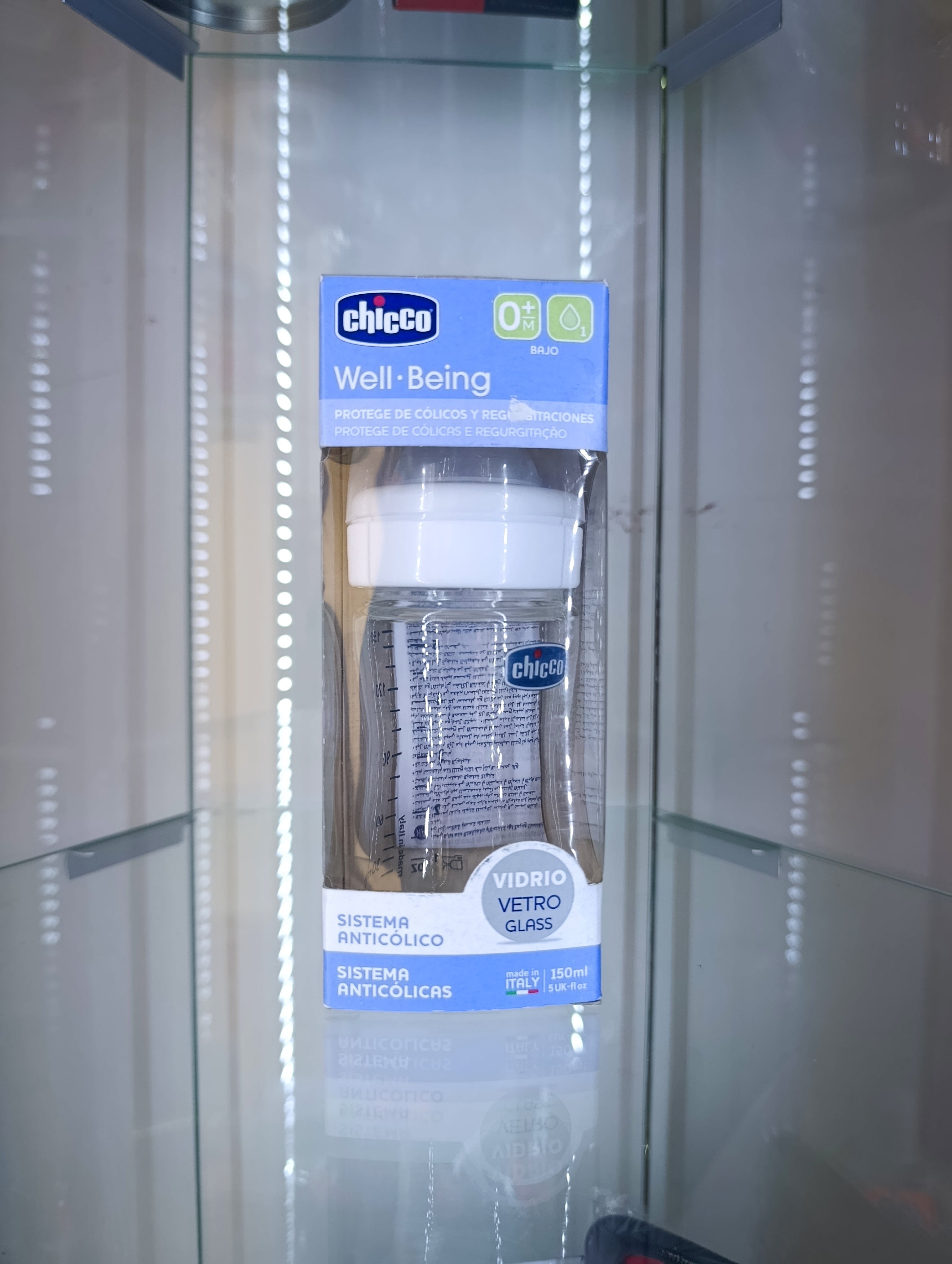 CHICCO Biberón Well-Being (Vidrio)