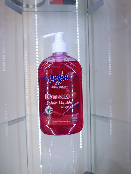 Orión Hogar Antibacterial Manzana 444 mL (Jabón Líquido Corporal)
