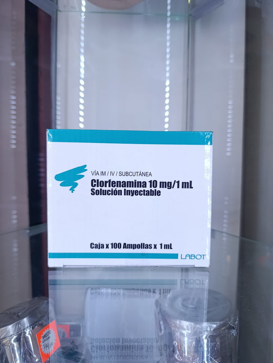 Clorfenamina 10 mg/1 mL (Solución Inyectable)