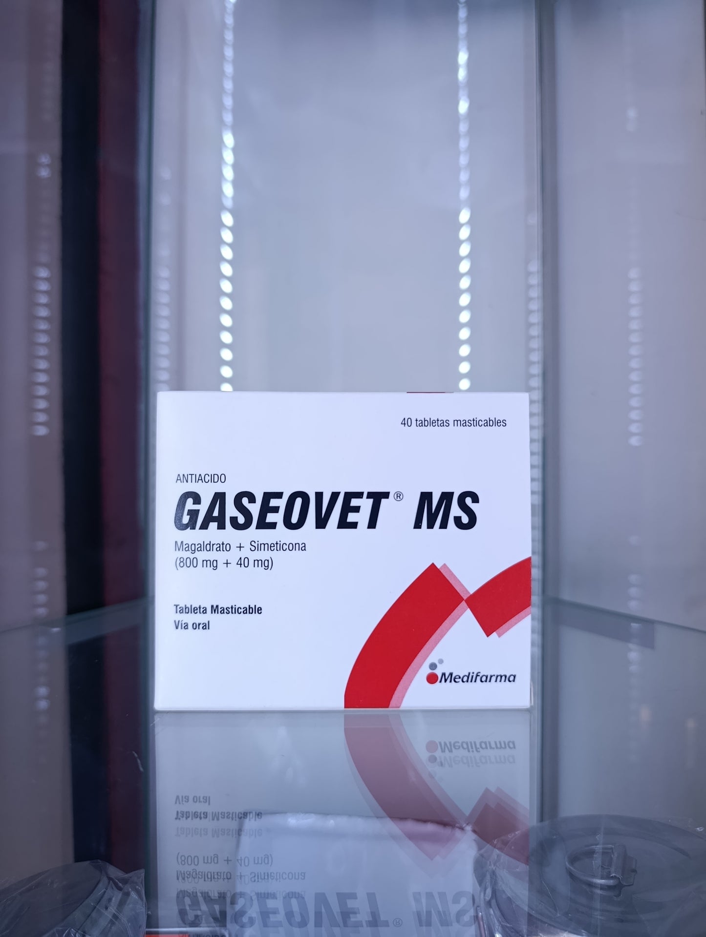 Gaseovet MS - Magaldrato + Simeticona (800 mg + 40 mg)