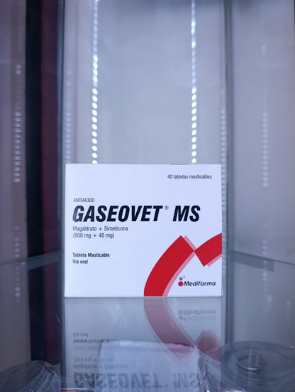 Gaseovet MS - Magaldrato + Simeticona (800 mg + 40 mg)