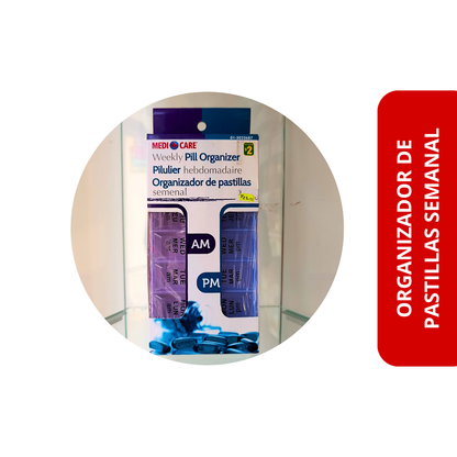 Organizador de pastillas semanal