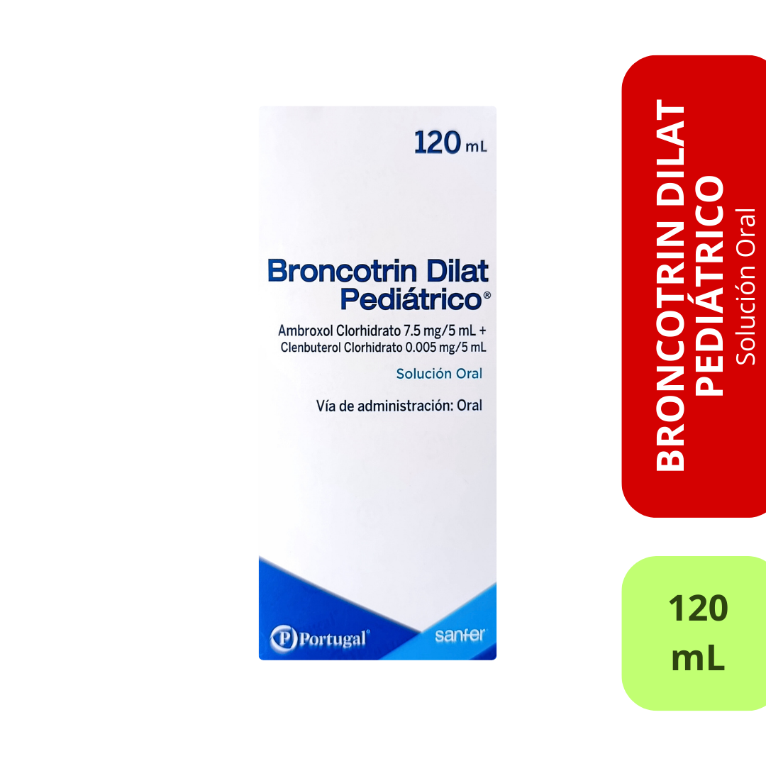 Broncotrin Dilat Pediátrico® - 120 mL (Solución Oral)