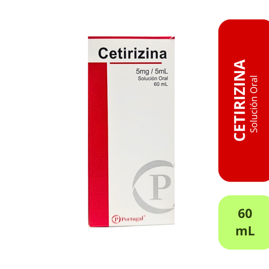 Cetirizina 5mg/5mL - Frasco 60mL