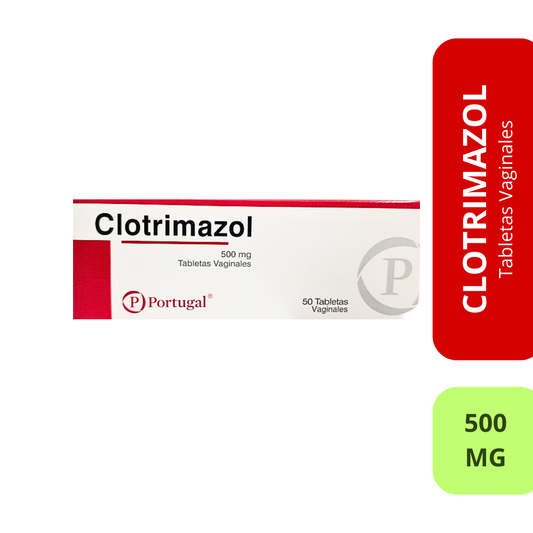Clotrimazol 500mg Tabletas Vaginales