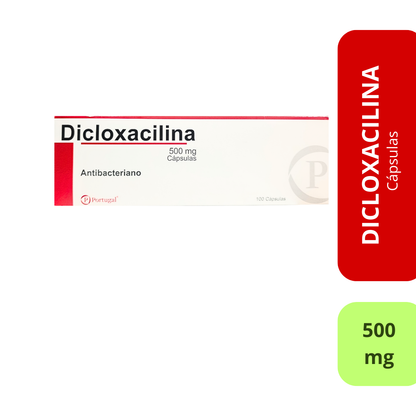 Dicloxacilina 500mg Cápsulas