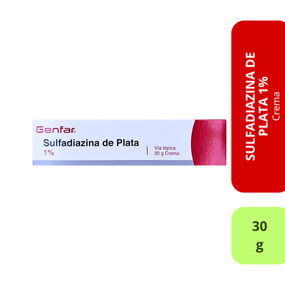 Sulfadiazina de Plata 1% (Crema)