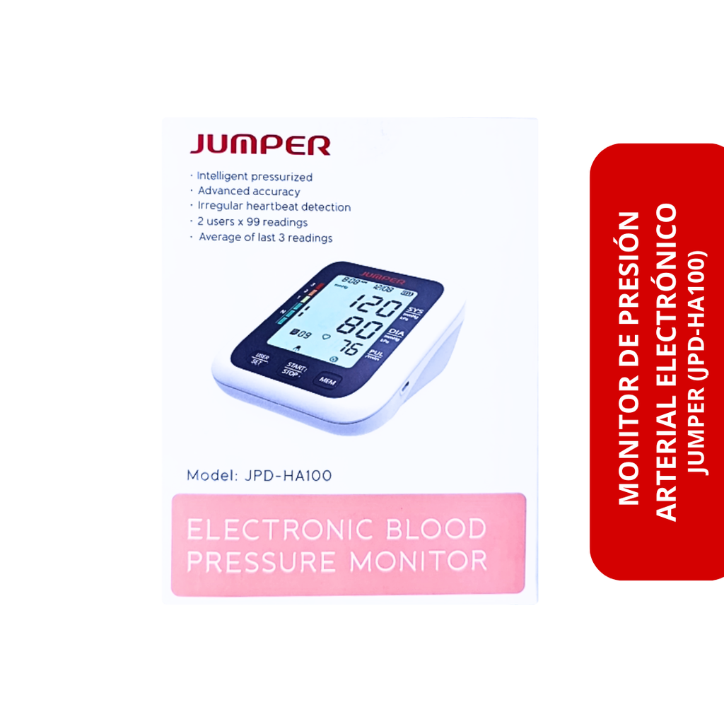 JUMPER Monitor de presión arterial electrónico (JPD-HA100)