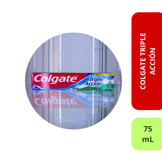 Colgate Triple Acción 75 mL (Crema Dental)