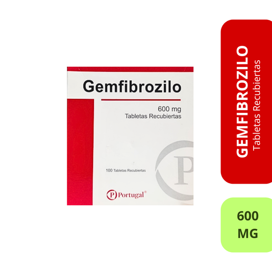 Gemfibrozilo 600mg Tabletas Recubiertas