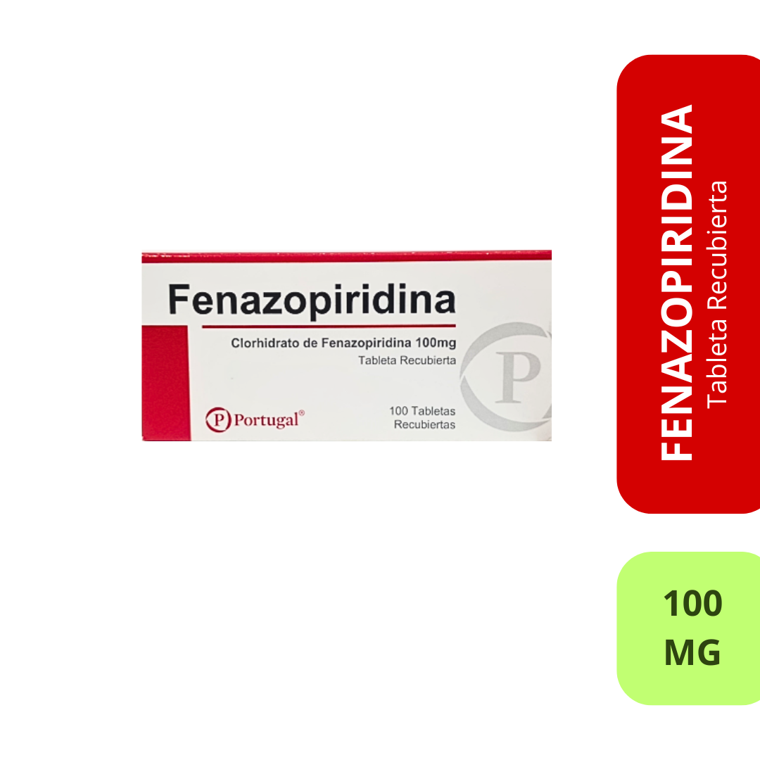 Fenazopiridina 100mg Tableta Recubierta