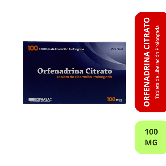 Orfenadrina Citrato 100 mg