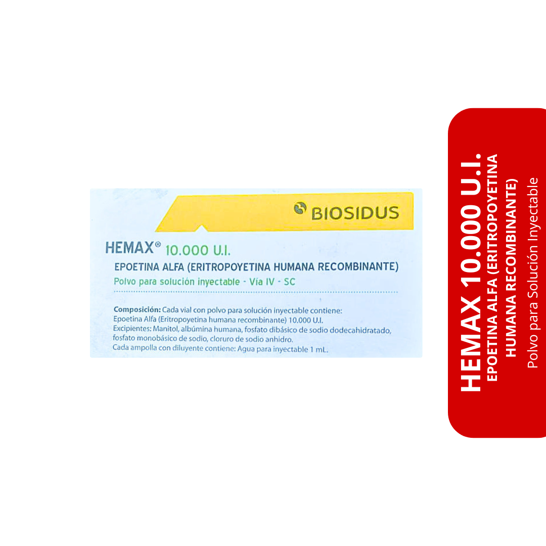 HEMAX 10.000 U.I. (Polvo para solución inyectable)