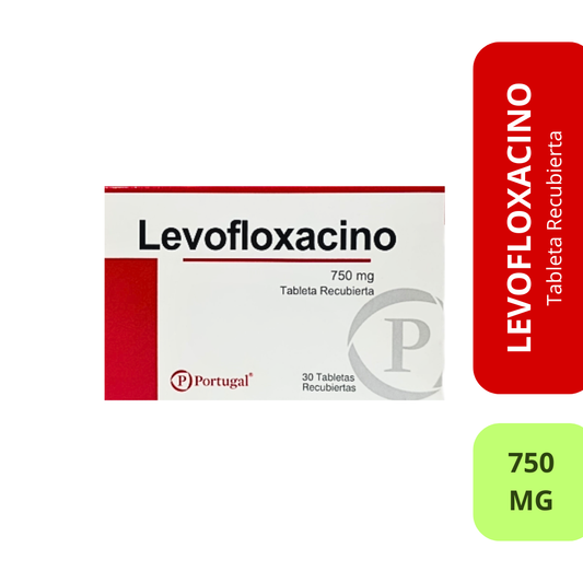 Levofloxacino 750mg Tableta Recubierta