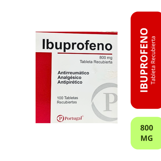 Ibuprofeno 800mg Tableta Recubierta