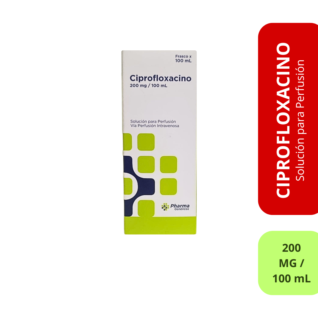 Ciprofloxacino 200 mg / 100 mL
