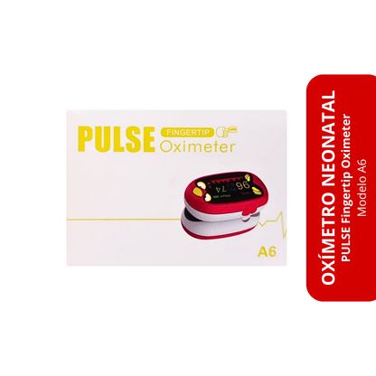 Oxímetro Neonatal: PULSE Fingertip Oximeter A6