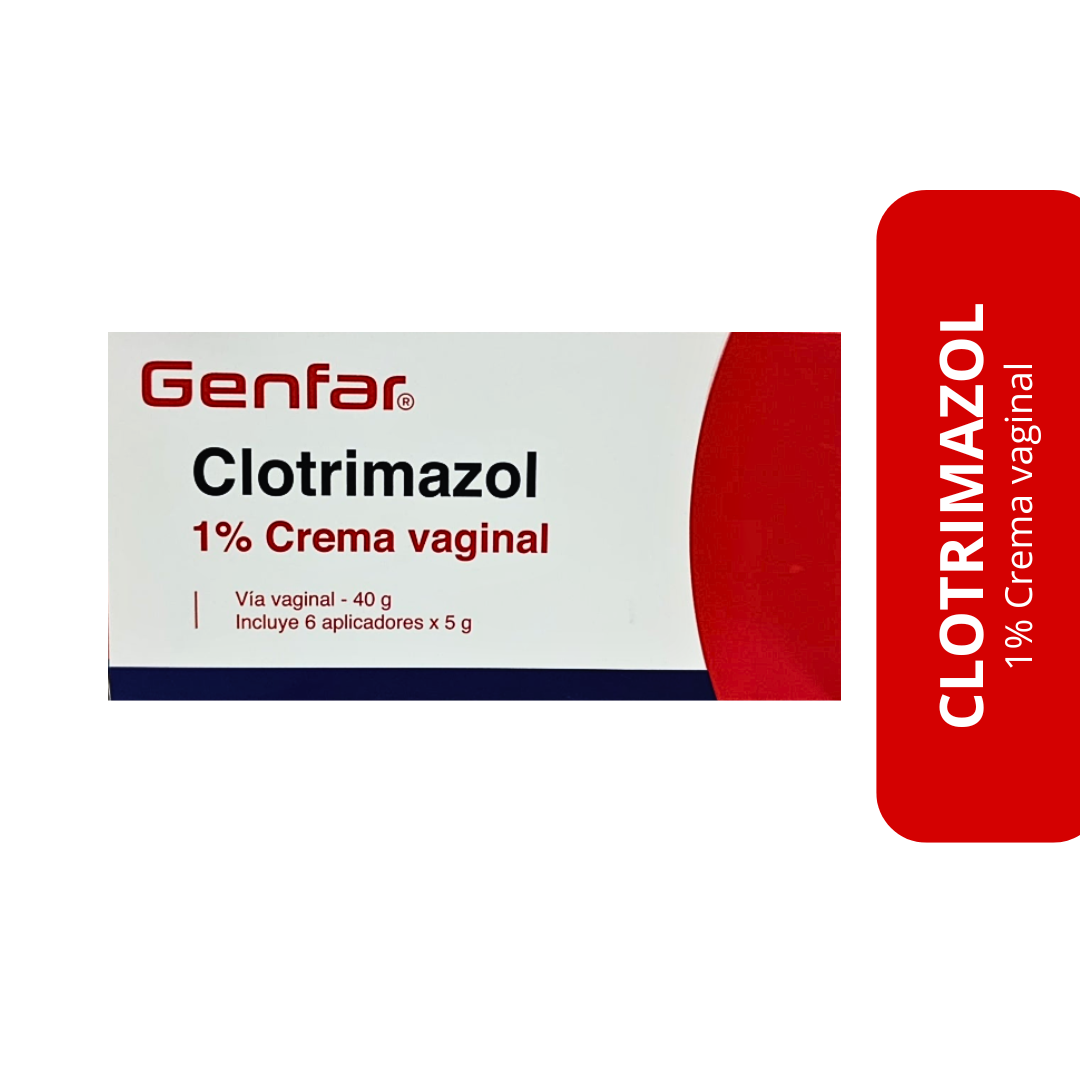 Clotrimazol 1% Crema vaginal