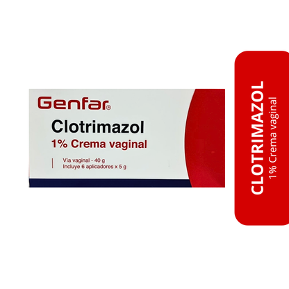 Clotrimazol 1% Crema vaginal