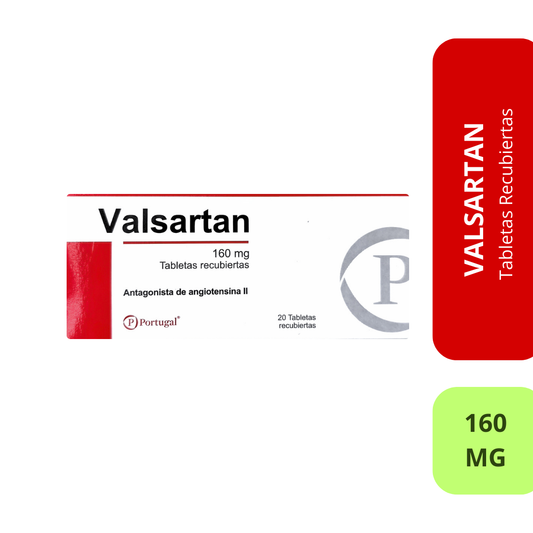 Valsartan 160 mg (Tabletas Recubiertas)