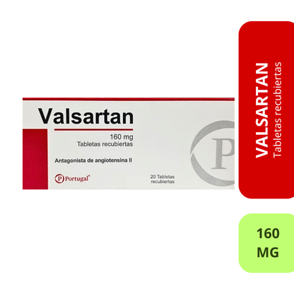 Valsartan 160 mg Tabletas recubiertas