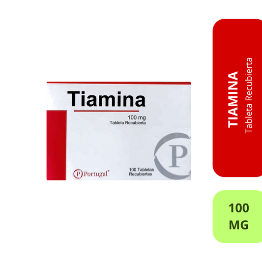 Tiamina 100 mg (Tabletas Recubiertas)