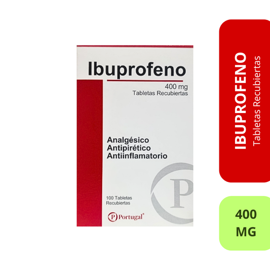 Ibuprofeno 400mg Tableta Recubierta