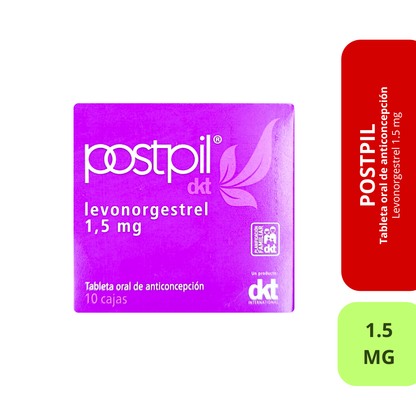 POSTPIL - Levonorgestrel 1,5 mg (Tableta oral de anticoncepción)