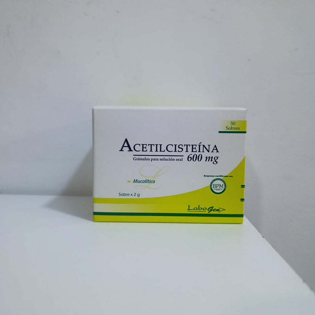 Acetilcisteína 600 mg