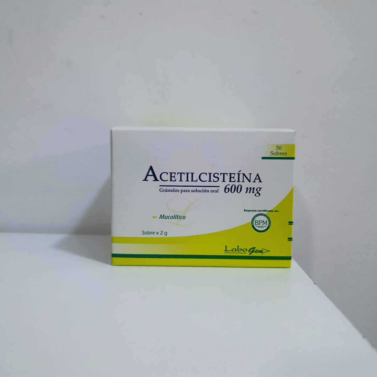 Acetilcisteína 600 mg