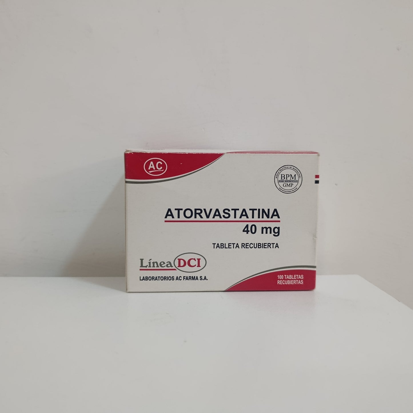 Atorvastatina 40 mg Tableta Recubierta