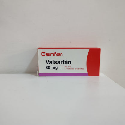 Valsartán 80 mg Tabletas recubiertas
