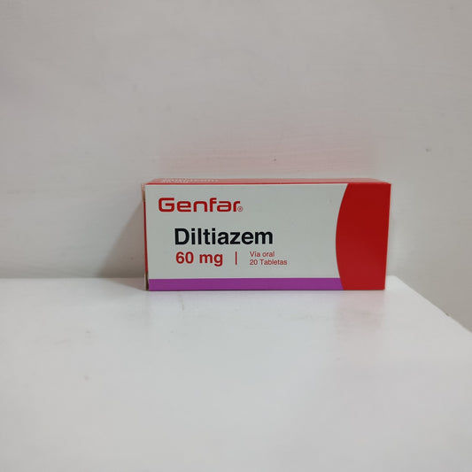 Diltiazem 60 mg Tabletas