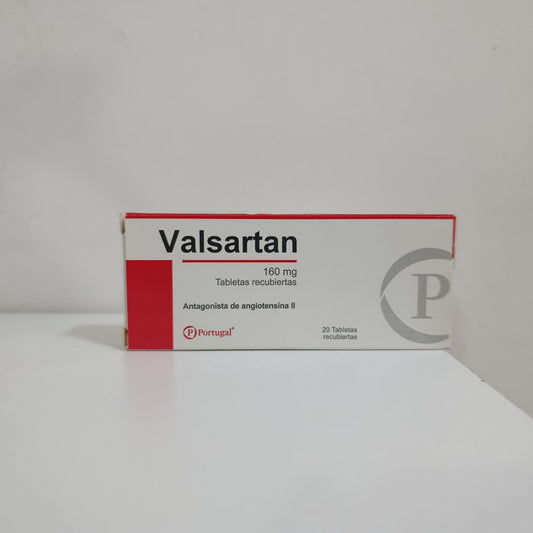 Valsartan 160 mg Tabletas recubiertas