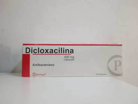 Dicloxacilina 500mg Cápsulas