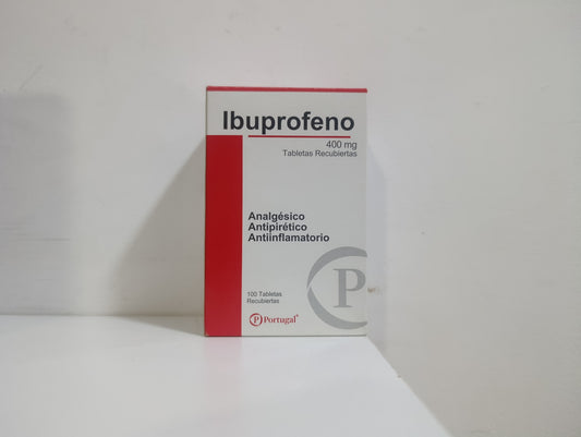 Ibuprofeno 400mg Tableta Recubierta