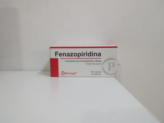 Fenazopiridina 100mg Tableta Recubierta
