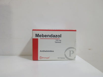 Mebendazol 100mg Tabletas